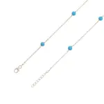 Turquoise Black Onyx Tassel Necklace Jaipurio - Buy Protection Balance Jewelry | Jaipurio