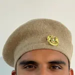 Rajanya's Beige Woolen Beret - Buy Premium French Style Winter Hat | Jaipurio