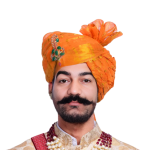 Kesariya Doriya Groom Traditional Safa - Buy Premium Wedding Headgear | Jaipurio
