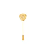 Triangle Lapel Pin Sterling Silver Gold - Buy Sacred Geometry | Jaipurio