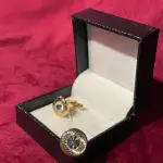 Golden Plated Cufflink Pop Up Black Stone Bold Elegance - Premium | Jaipurio