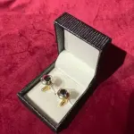 Golden Hexagon Green Stone Cufflink Sophisticated Elegance - Premium Executive Jewelry | Jaipurio