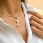 Chidiya Bird Charm Necklace Jaipurio - Buy Traditional Freedom Symbol Jewelry | Jaipurio