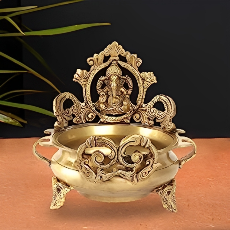 brass-ethnic-carved-ganesha-design-urli-decor-bowl-1