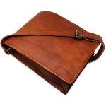 Handmade Personalized Genuine Leather Satchel Bag | iPad Shoulder Bag for Men & Women | Rustic Office Work Bag | Unique Gift Idea | Jaipurio Artisanal Collection