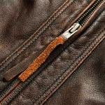 Men's Italian Brown Leather Motorcycle Jacket: CE Certified Armor | 100% Genuine Cowhide | Handmade 80s Biker Style | Premium Protection