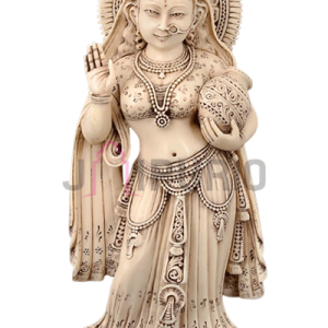 Goddess Radha Statue | 26cm Divine Figure | Sacred Temple Art | Traditional Beauty | Spiritual Decor