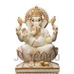Marble Lakshmi Ganesha Set | Divine Temple Idols | Diwali Puja Murti | Pure Sacred Statues | Festival Gift Art
