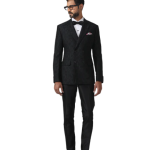 Midnight Lace Elegance: The Tuxedo Jacket - Sophisticated Style in Sizes S to XL | Jaipurio