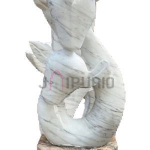 Marble Sculpture: Exquisite Art Piece | Luxury Home Collection | Authentic Indian Craftsmanship | Collectible Stone Masterpiece