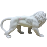 Lion Leo Marble & Alabaster: Handmade Masterpiece | Luxury Animal Art | Premium Stone Craftsmanship | Majestic Decor