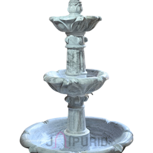 Handcrafted Indoor/Outdoor Fountain: Majestic 72" Marble Waterfall | Luxurious Home & Garden Decor | Authentic Indian Artistry | Grand Water Feature