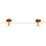 Orange Hydro Quartz Kurta Button | Luxury Design | Jaipurio
