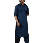 Classy Teal Pathani Kurta Salwar Set - Elegant Traditional Menswear | Jaipurio