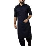 Navy Blue Pathani Kurta Set - Premium Traditional Menswear | Jaipurio