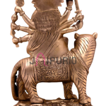 Brass Durga Mata Statue | 38cm Goddess on Tiger Sculpture | Premium Divine Sherawali Idol | Authentic Hindu Temple Art | BDS-DRG-038"