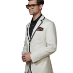 Classic White Contrast Western Jacket - Timeless Style in Sizes S to XL | Jaipurio