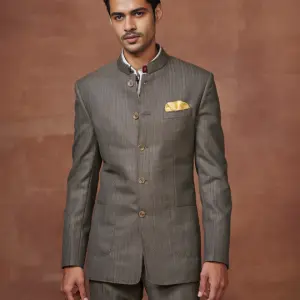 The Heritage RR Bandhgala Suit (S-XL) | Traditional Royal Menswear | Heritage Indian Formal Wear by Jaipurio
