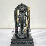 Shri Ram Lalla Statue, Ayodhya Mandir | 61 x 34.3 x 17.8 cm | 7 kg Fiberglass & PolyResin | Divine Infant Rama Idol | Hindu Temple Decor | Jaipurio