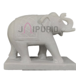 Elephant Statue: Exquisite 9" HandCrafted Marble Sculpture | Luxurious Home Decor | Authentic Indian Artistry | Majestic Animal Art Piece