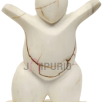 Marble Sculpture: Exquisite 12" Art Piece | Luxurious Home Decor | Authentic Craftsmanship | Timeless Collectible Masterpiece