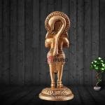 Brass Garuda & Hanuman Pair 4" | Divine Statues | Devotion, Strength & Service | 600g Intricate Handcrafted Idols | Sacred Protection Set | Jaipurio