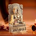 Pure Brass Lord Buddha Statue | Dharmachakra Mudra | 11" Height | Traditional Sacred Art | Premium Collection | Handcrafted Excellence | Jaipurio