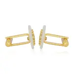 Blanc Gilded MOP Cufflinks - Buy Pearl Luxury | Jaipurio