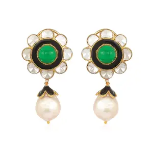 Pushp Earrings | Jaipurio Curates Holiday Collection | Festive Elegance