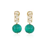 Polki Melon Earring Jaipurio Curates Holiday - Buy Uncut Diamond Limited Luxury | Jaipurio