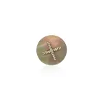 Noir Gilded MOP Cufflink - Buy Dark Pearl Power | Jaipurio