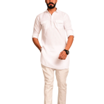White Colour Hunting Kurta Pajama for Men | Outdoor Adventure Wear