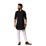 Black Colour Hunting Kurta Pajama for Men | Outdoor Adventure Wear