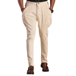 Personalized Premium Men's Breeches | Fawn Cotton Riding Pants | Custom-Made Indian Equestrian Style | Comfortable Belt Closure | Being Brothers