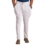 Personalized Premium Men's Breeches | Pure White Cotton Riding Pants | Custom-Made Indian Equestrian Style | Comfortable Belt Closure | Being Brothers