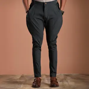 Personalized Premium Men's Breeches | Dark Green Cotton Riding Pants | Custom-Made Indian Equestrian Style | Comfortable Belt Closure | Being Brothers