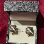 Square Golden Base Designer Cufflinks - Premium Executive Geometric Accessories | Jaipurio