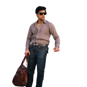 Tawny Brown Sanganeri Print Cotton Shirt - Premium Earth Heritage Style | Jaipurio