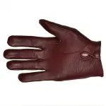 Pure Leather Driving Gloves | Premium Unlined Dress Gloves with Snap Closure | Perfect Fit Soft Leather | Professional Driving Accessory