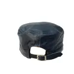 Men's Baseball Cap Real Leather Peaked Cap | Black Hats | Jaipurio