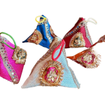 Colorful Jute Potli Bags: Wedding Return Gift Favor Bags | Traditional Indian Mehendi & Nikah Favors | Dry Fruit Gift Pouches | Bulk Wedding Potlis